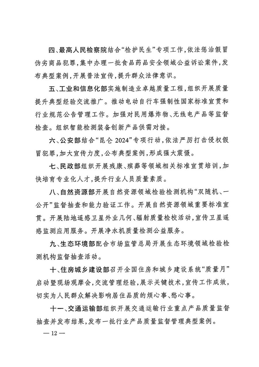 中國(guó)質(zhì)量檢驗(yàn)協(xié)會(huì)關(guān)于轉(zhuǎn)發(fā)《關(guān)于開(kāi)展2024年全國(guó)&ldquo;質(zhì)量月&rdquo;活動(dòng)的通知》的函（質(zhì)檢協(xié)函〔2024〕116號(hào)）