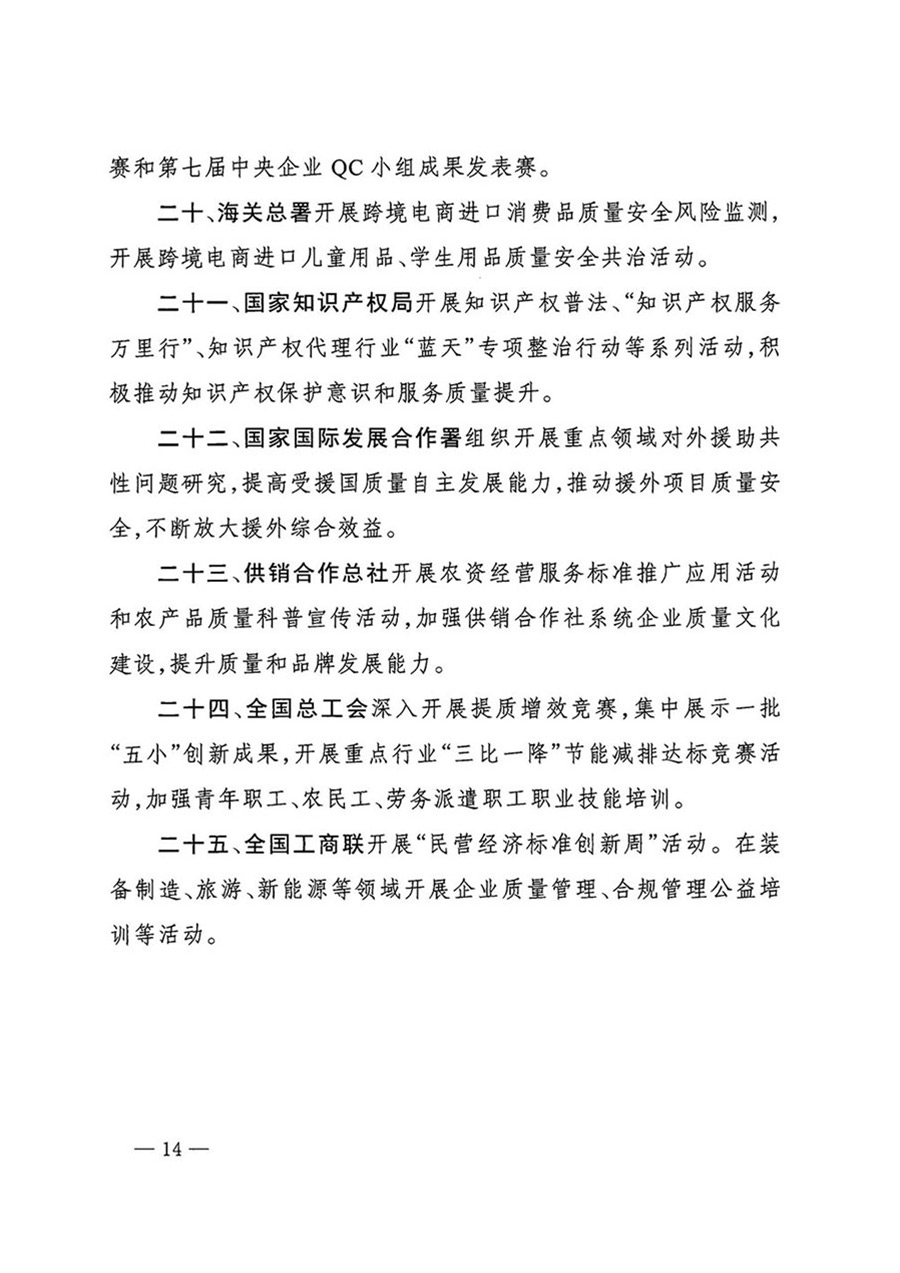 中國(guó)質(zhì)量檢驗(yàn)協(xié)會(huì)關(guān)于轉(zhuǎn)發(fā)《關(guān)于開(kāi)展2024年全國(guó)&ldquo;質(zhì)量月&rdquo;活動(dòng)的通知》的函（質(zhì)檢協(xié)函〔2024〕116號(hào)）